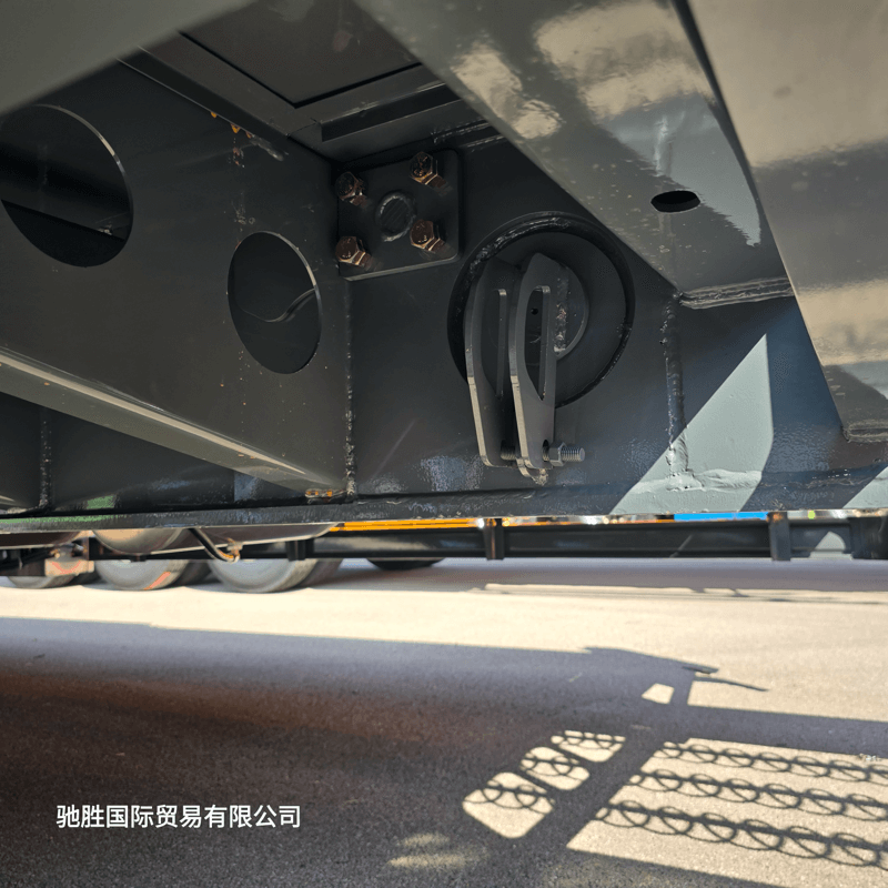 5-axle pull-out extension low-bed semi-trailer